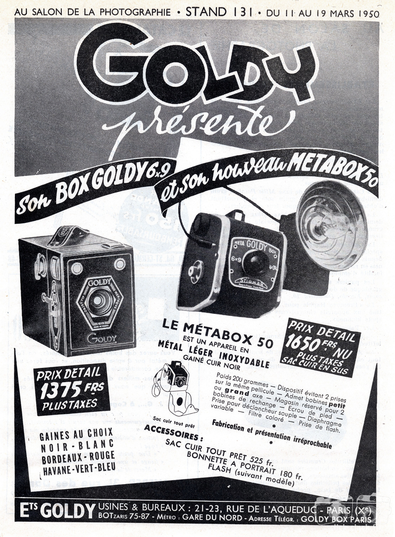 Goldy - Box Goldy, Métabox - 1950