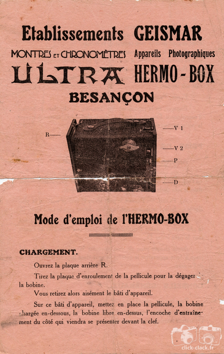 Hermagis - Mode d'emploi de l'Hermo Box Ultra Besançon - recto