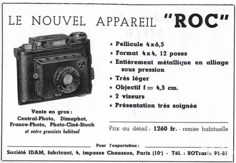 IDAM - ROC - 5 juillet 1951 - Le Photographe