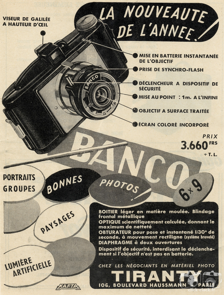 Kafta - Banco - 8 juillet 1952 - Le Photographe