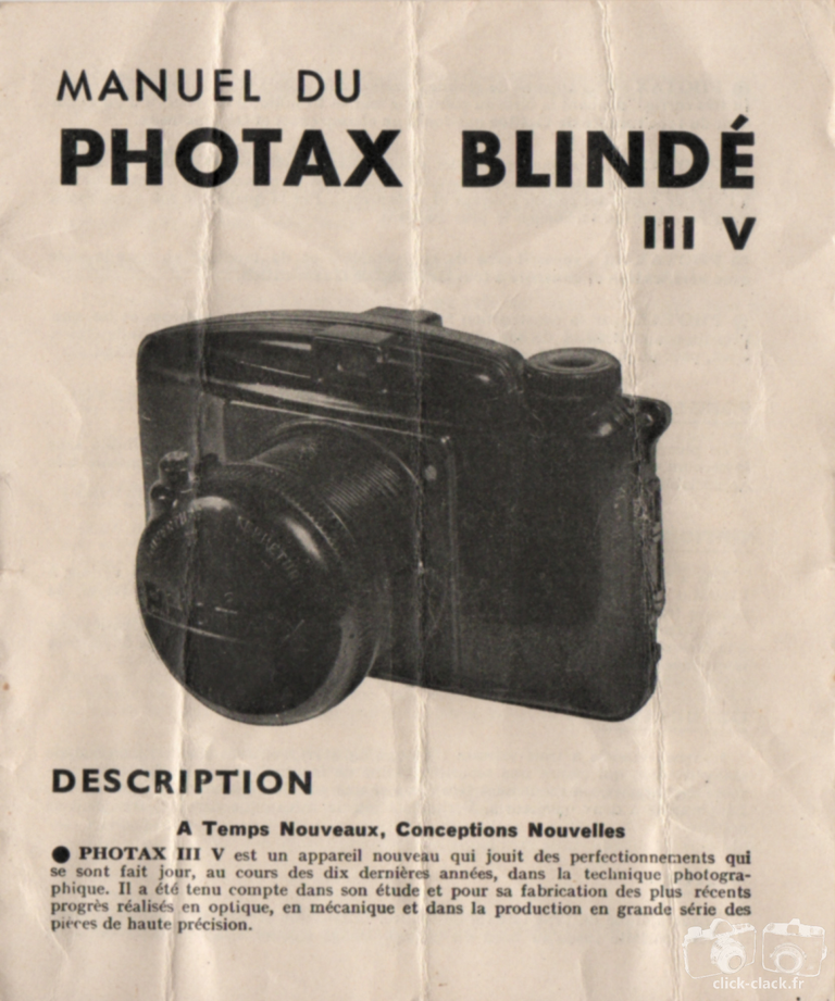 MIOM - Notice Photax Blindé III v