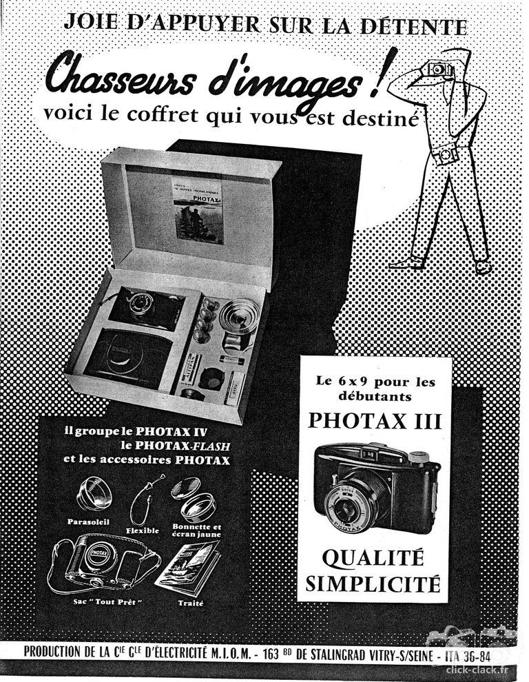 MIOM - Photax III - avril 1959 - Le Photographe