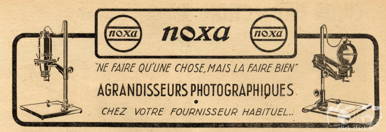 Noxa - Agrandisseurs Noxa - 1948
