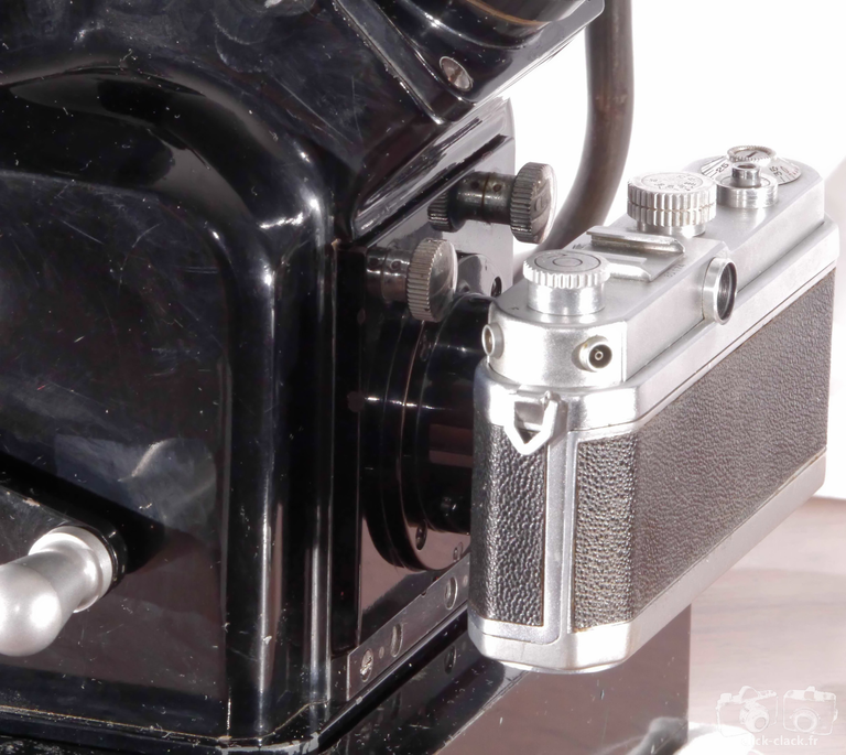 Microscope métallographique, appareil photo Foca