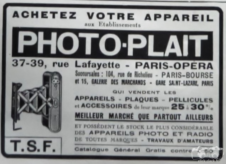 Photo-Plait - Kodak Vest-Pocket - 4 septembre 1927
