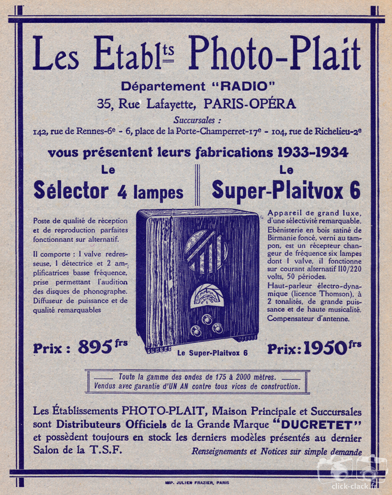 Photo-Plait - 1933