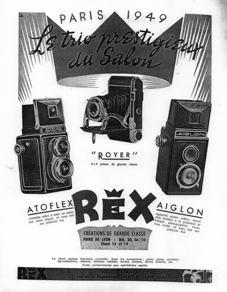 Photorex - Atoflex, Royer, Aiglon - 20 avril 1949 - Le Photographe