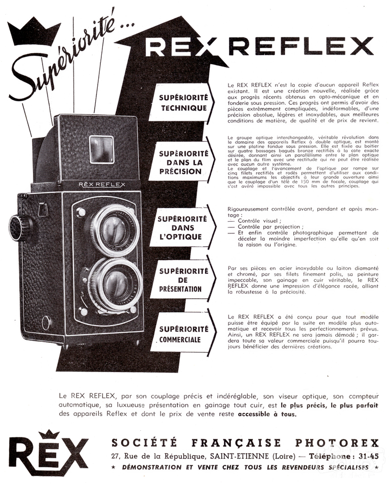 Photorex - Rex Reflex - 1950
