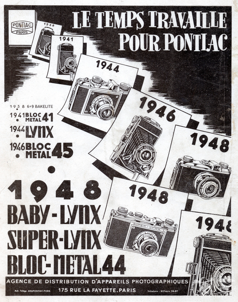Pontiac - Bloc-Métal 41, Lynx, Baby-Lynx, Super-Lynx I, Bloc-Métal 44, Bloc-Métal 45 - 1949