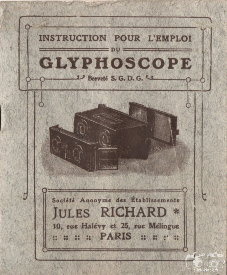 Richard - Notice du Glyphoscope - 1926