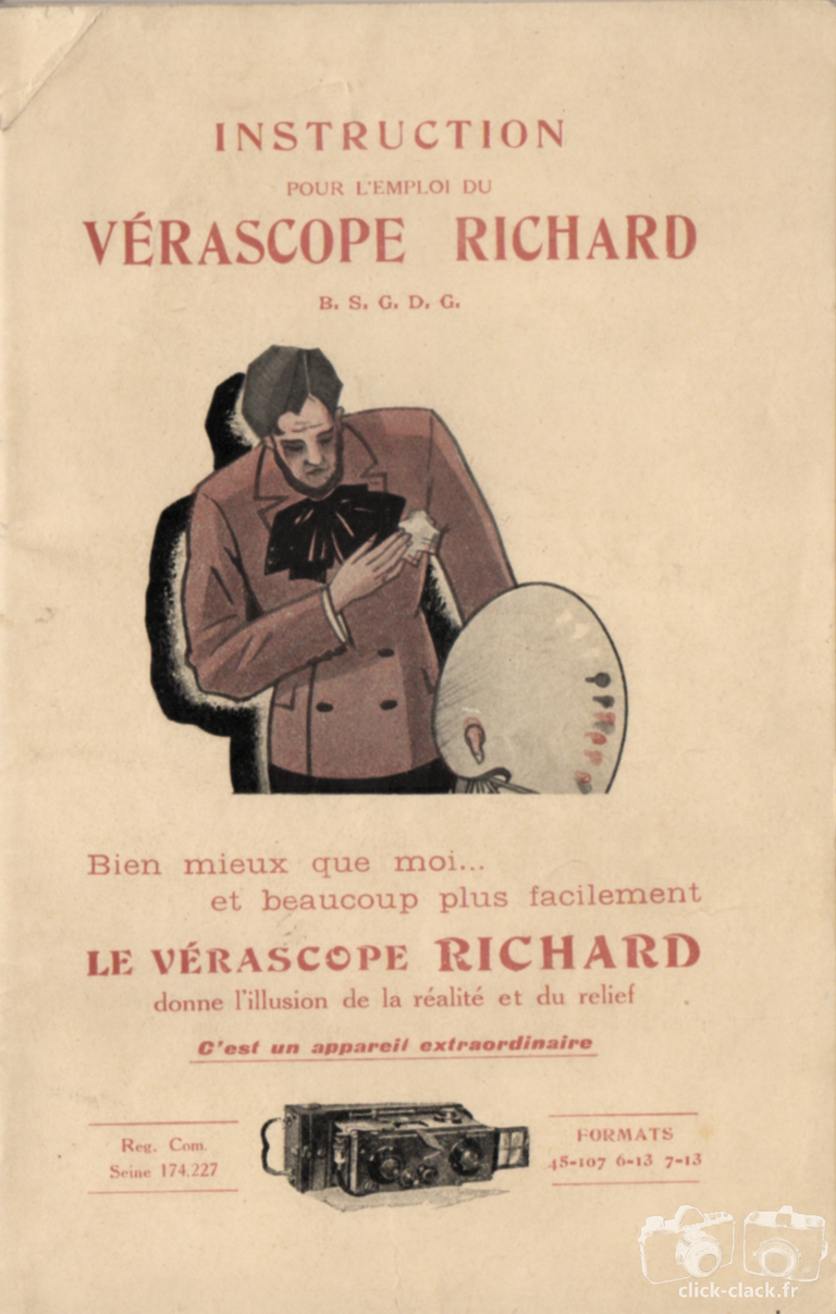 Richard - Notice du Vérascope - 1929