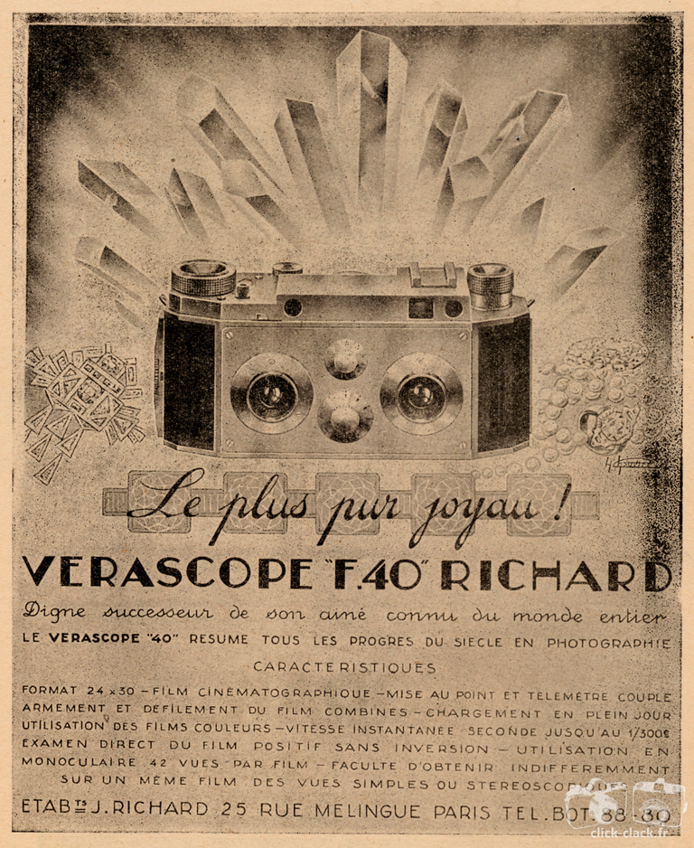 Richard - Vérascope F40 - mai 1946 - Photo-Cinéma