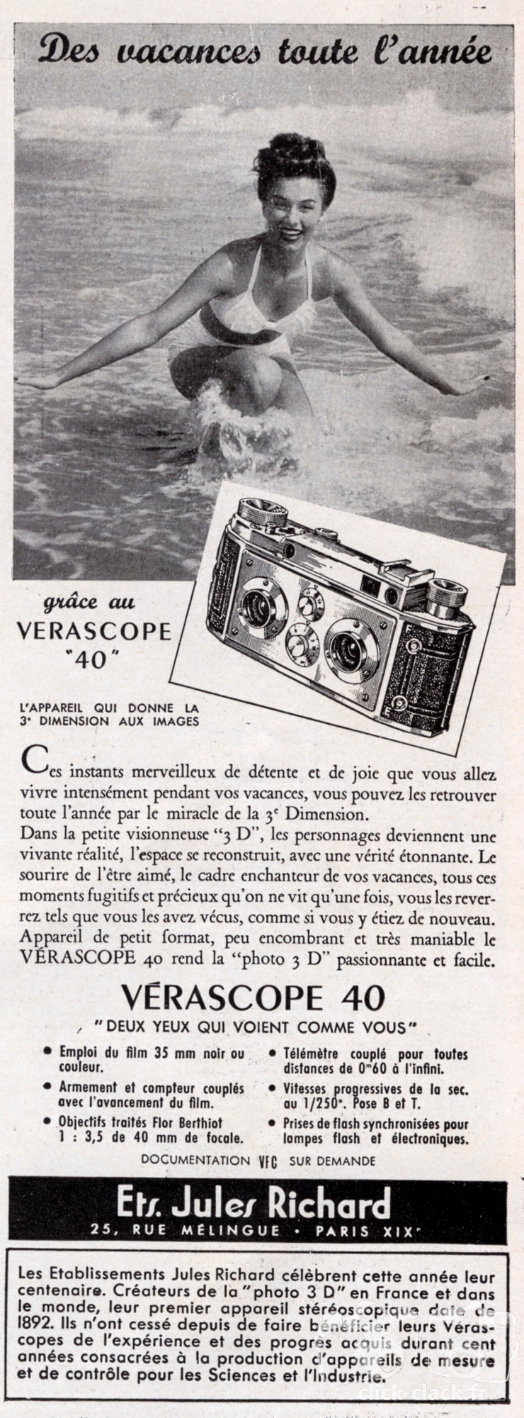 Richard - Vérascope F40 - mai 1955 - Photo-Cinéma