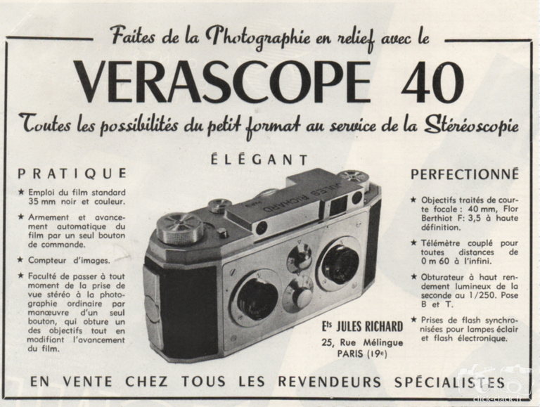 Richard - Vérascope F40 - 1959 - Photo-Cinéma