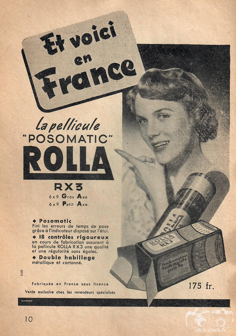 Rolla - RX3 Posomatic - mai 1951