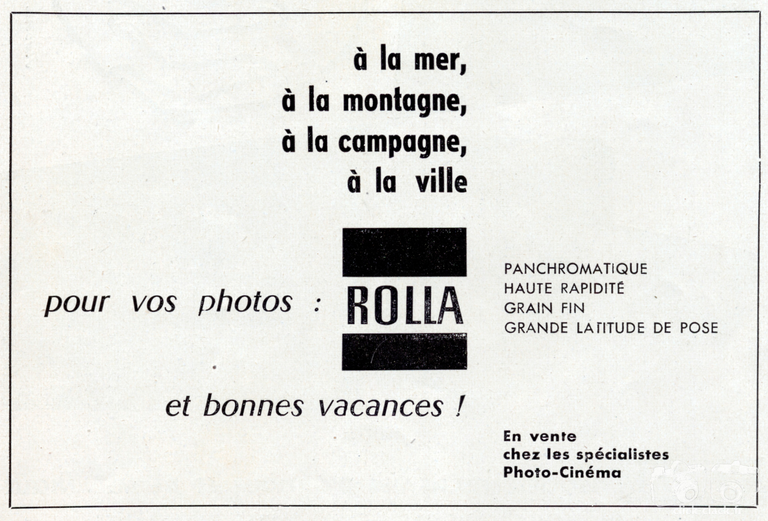 Rolla - Panchromatique - 1959