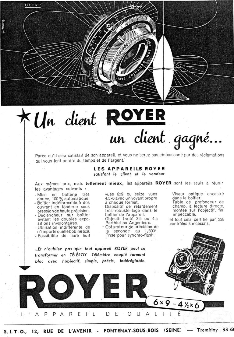 SITO de Royer - Royer, Téléroy - juillet 1950 - Le Photographe