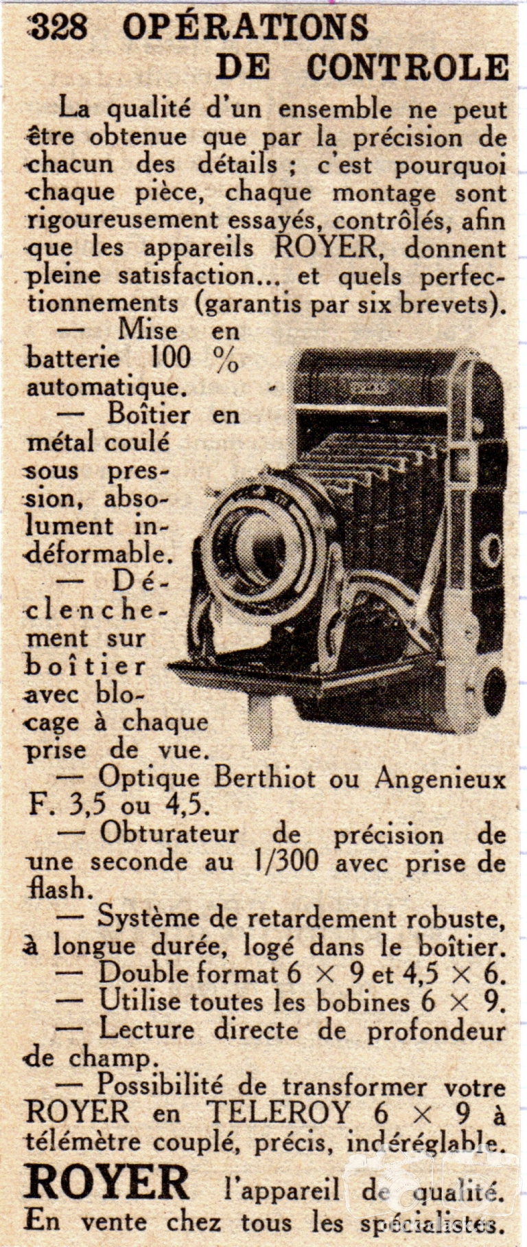 SITO de Royer - Royer, Téléroy - juillet 1950 - Sciences & Vie