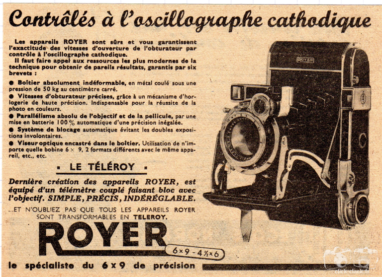 SITO de Royer - Téléroy - mars 1951 - Sciences & Vie