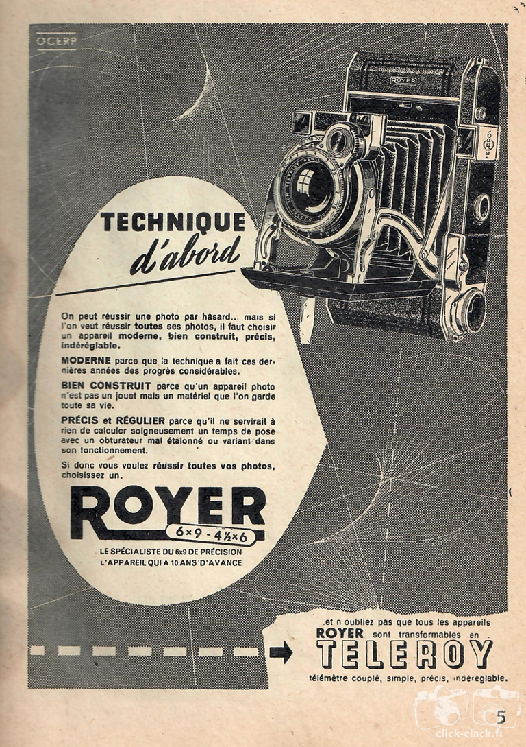 SITO de Royer - Téléroy - mai 1951