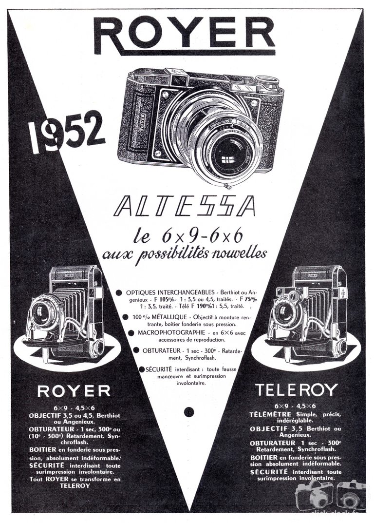 SITO de Royer - Altessa, Royer, Téléroy - 1952