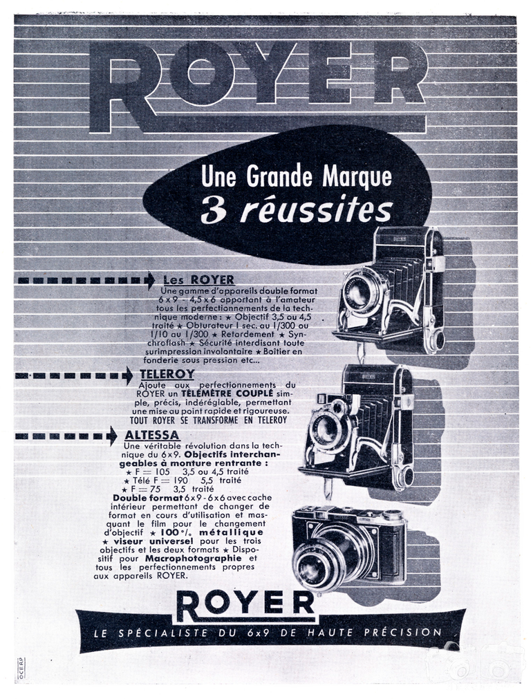 SITO de Royer - Altessa, Royer, Téléroy - 1952