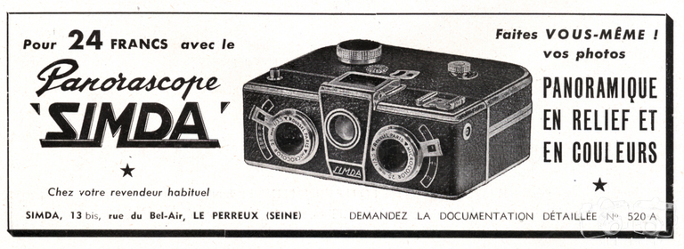 SIMDA - Panorascope - 1957