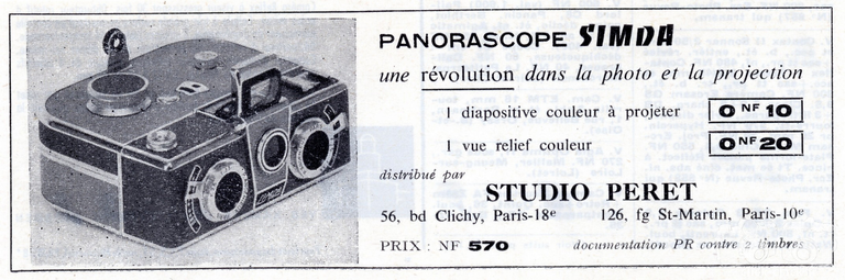 SIMDA - Panorascope - 1962