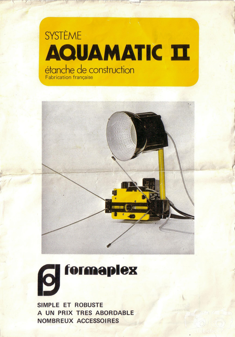 Formaplex - Spirotechnique - Notice de l'Aquamatic - 11
