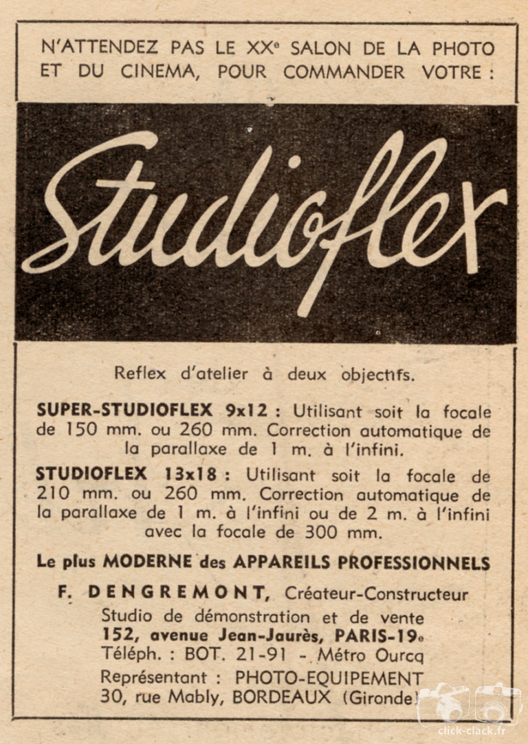 Dengremont - Le Studioflex - 1949
