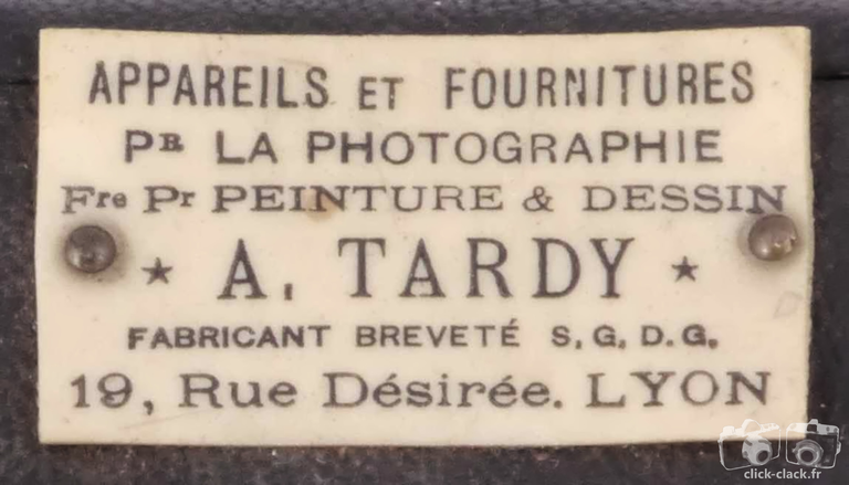 Tardy - Plaque identificatrice du Détective 9 x 12 cm