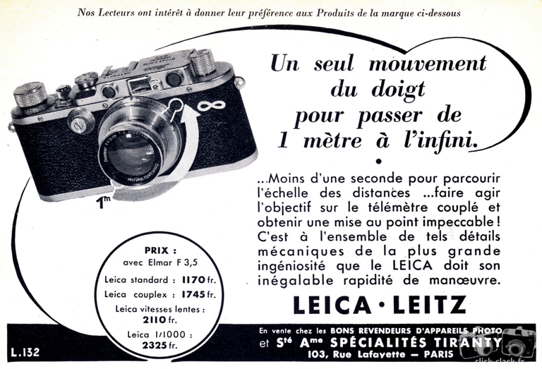 Tiranty - Leica Leitz - 1936