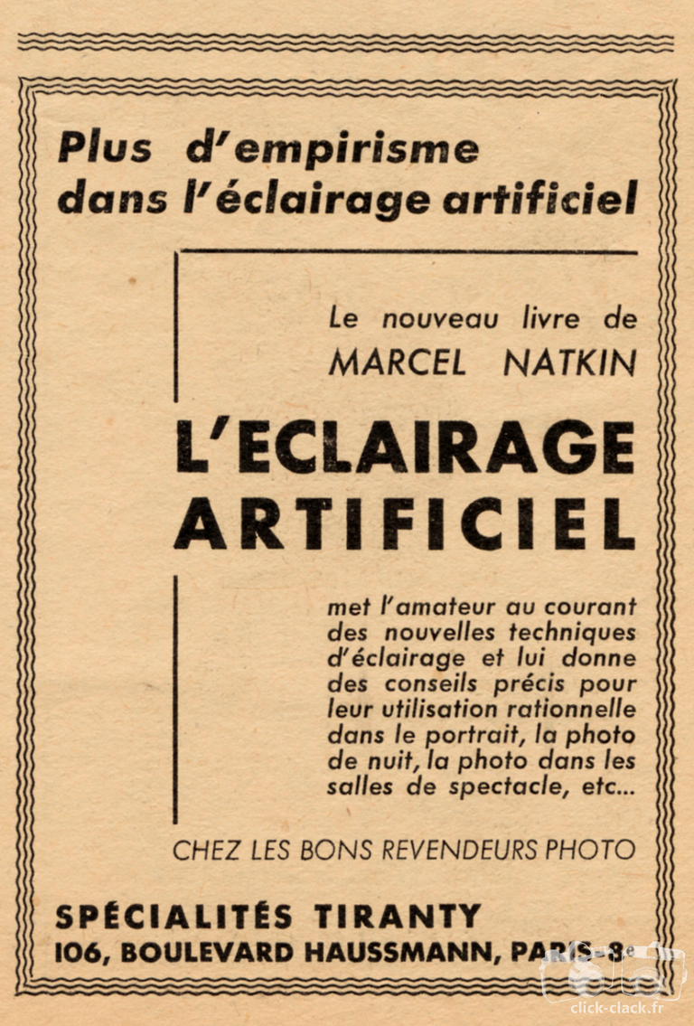 Tiranty - L'éclairage artificiel - 1948