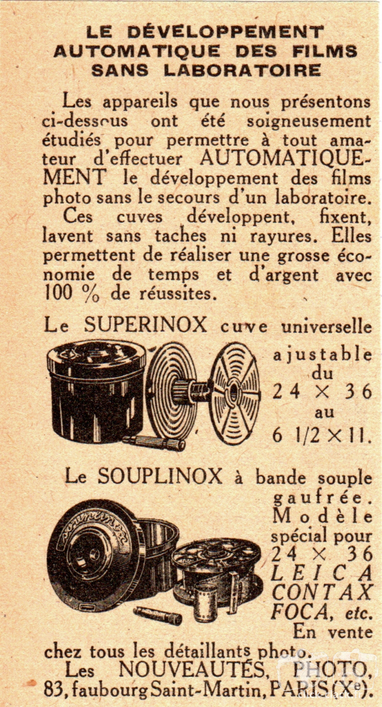 Inox - Cuve Superinox, Cuve Souplinox - juillet 1947 - Sciences & Vie