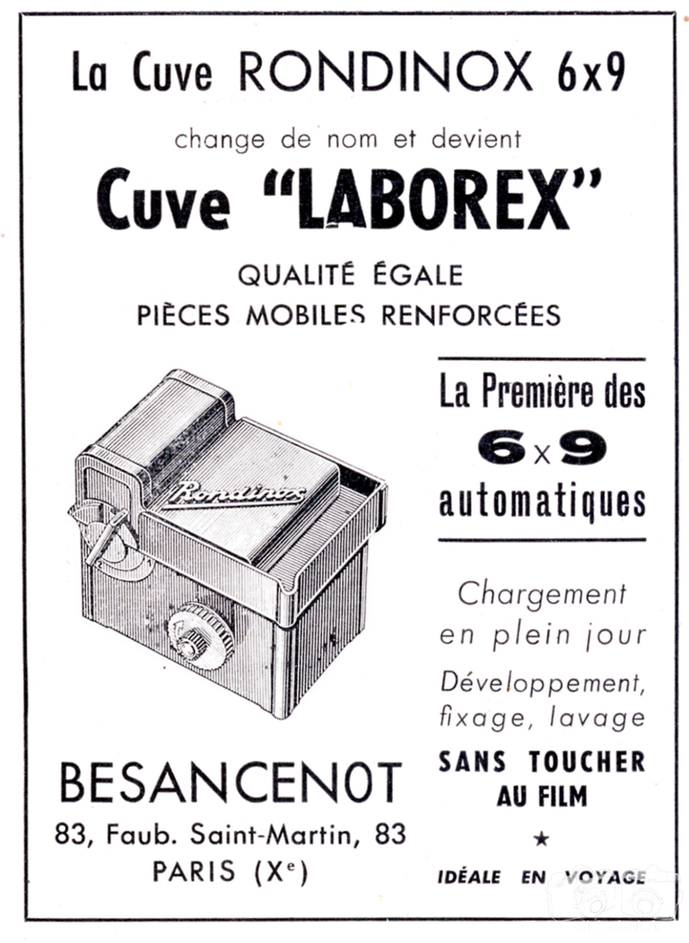 Inox - Cuve Rondinox, Cuve Laborex - 1950