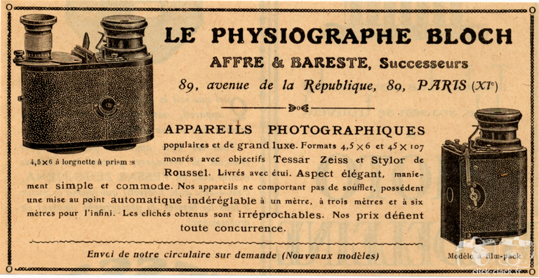 Bloch - Physiographe