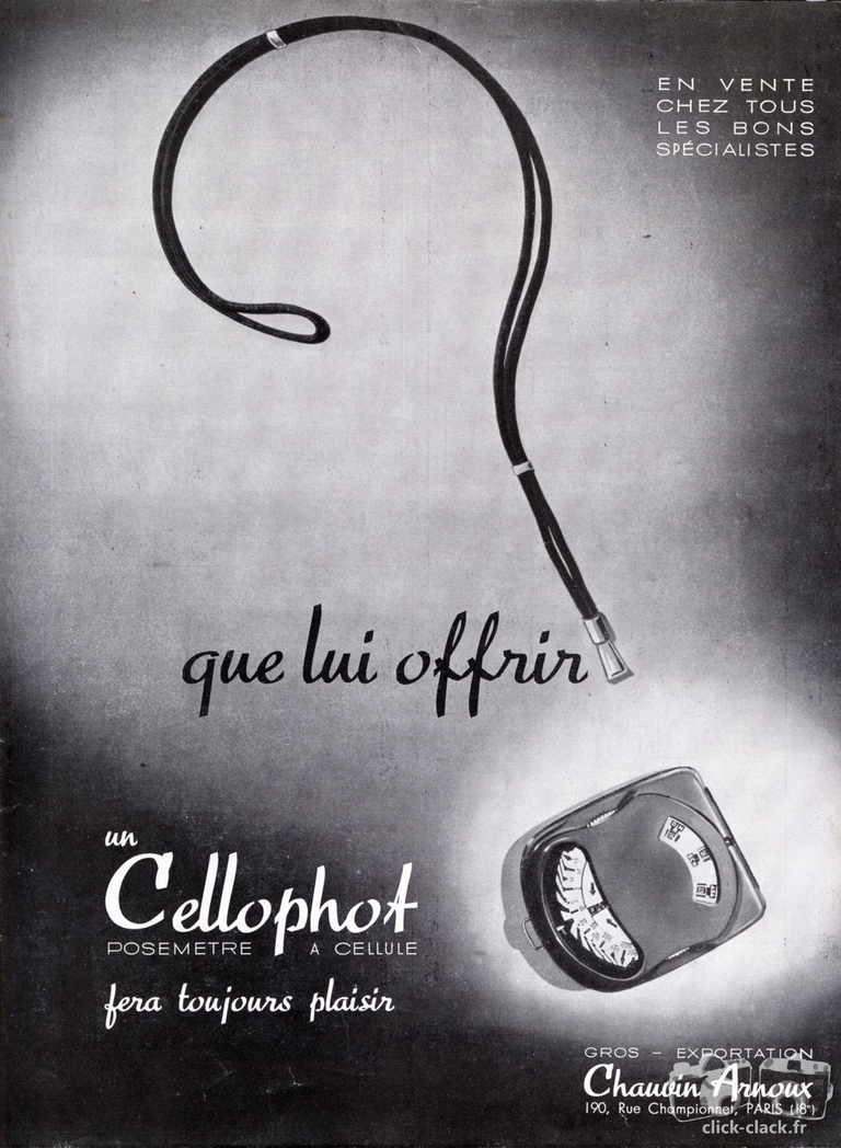 Chauvin Arnoux - Cellophot - 1953