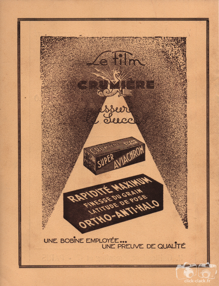 Crumière - Pellicule Super Aviachrom - 15 juin 1934