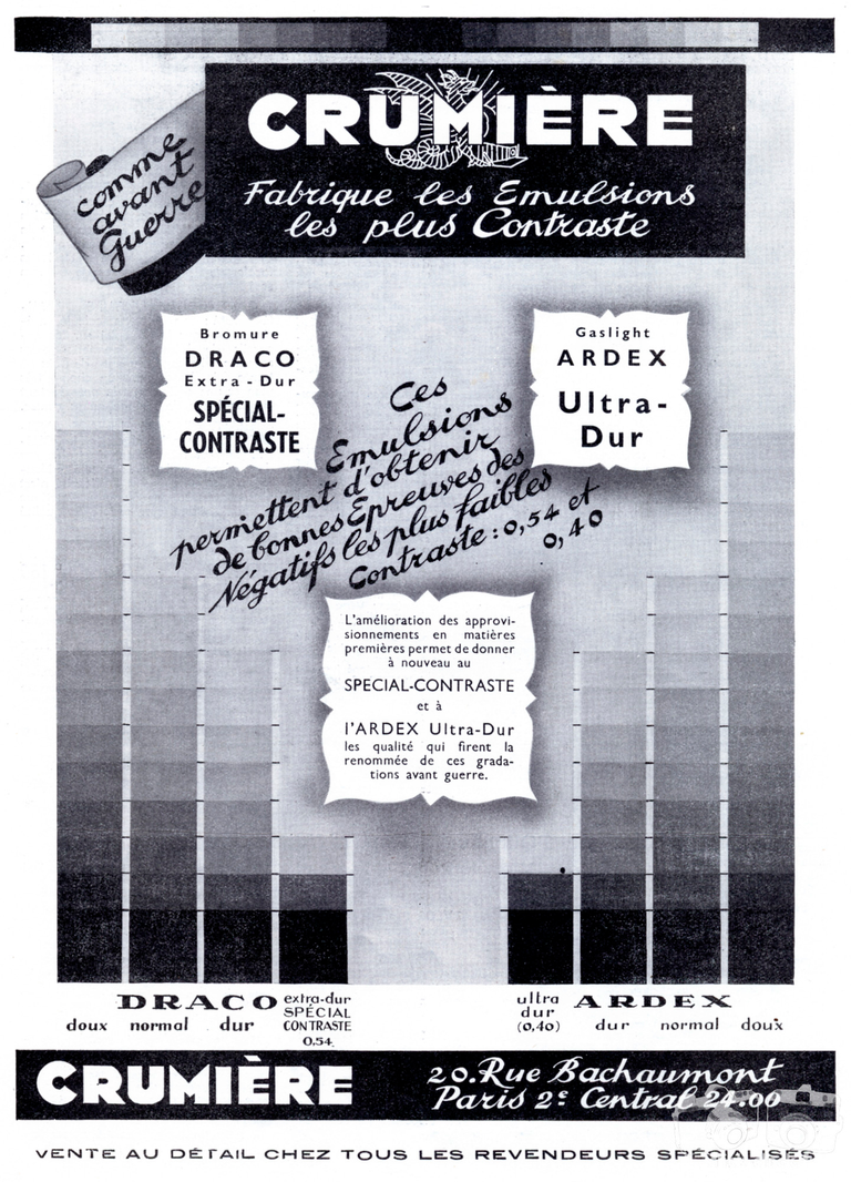 Crumière - Papier Draco, Ardex - 1950
