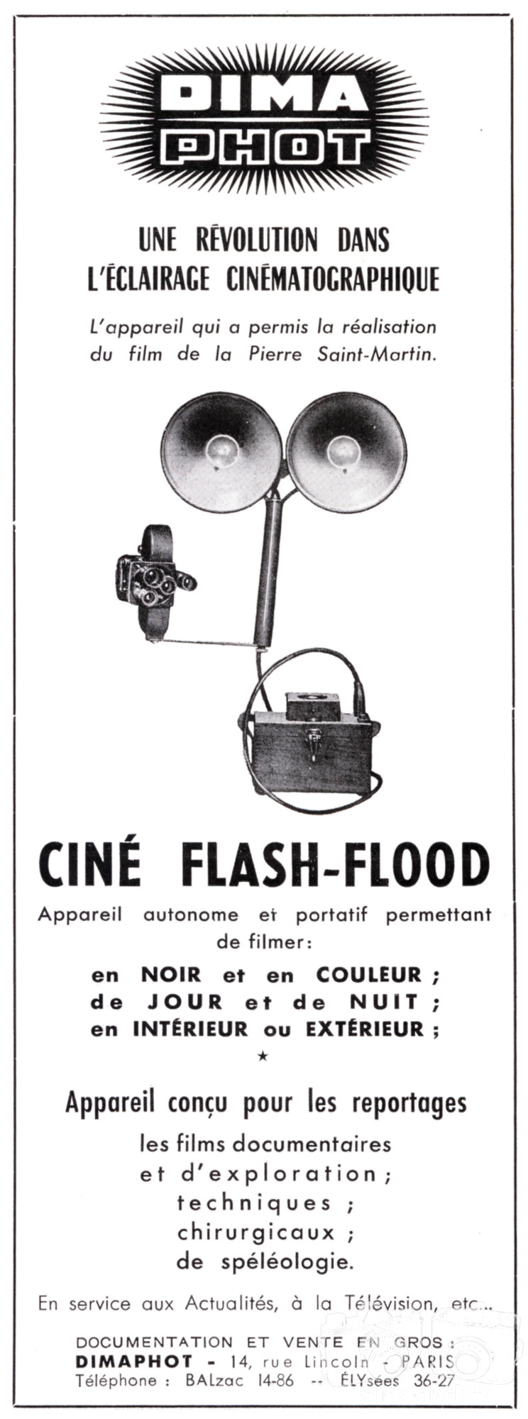Dima-Phot - Ciné Flash-Flood - 1953