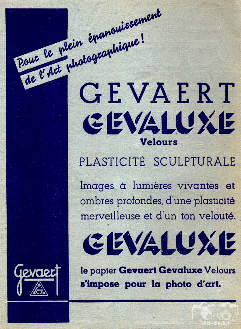 Gevaert - Papier Gevaluxe - 1935