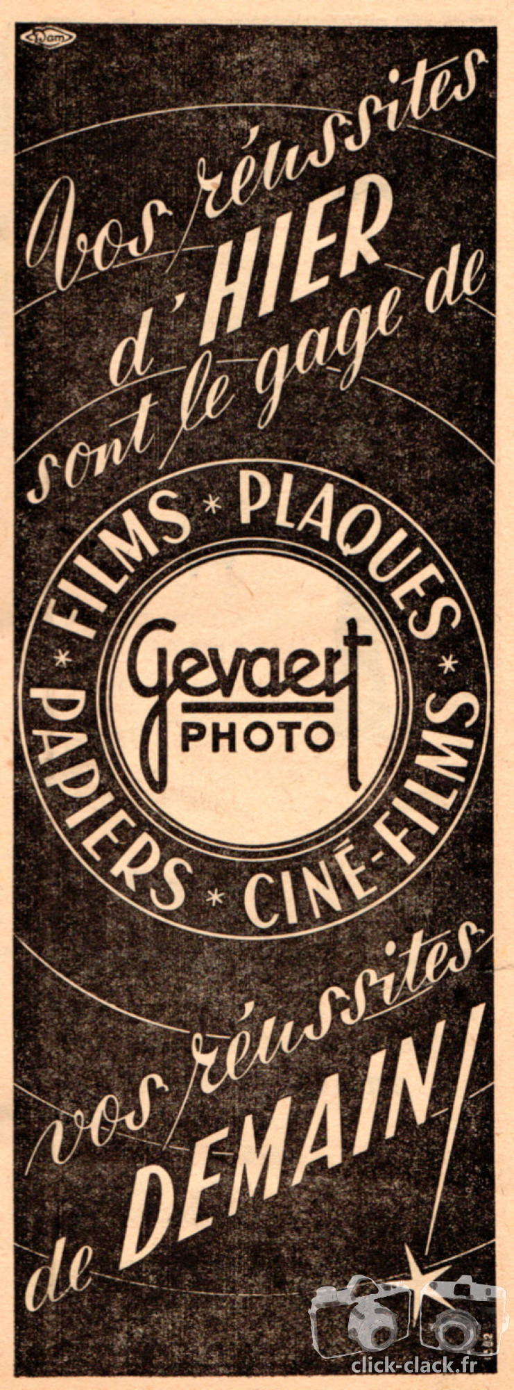 Gevaert - Films, Plaques, Papiers, Ciné-films - janvier 1948 - Photo-Cinéma