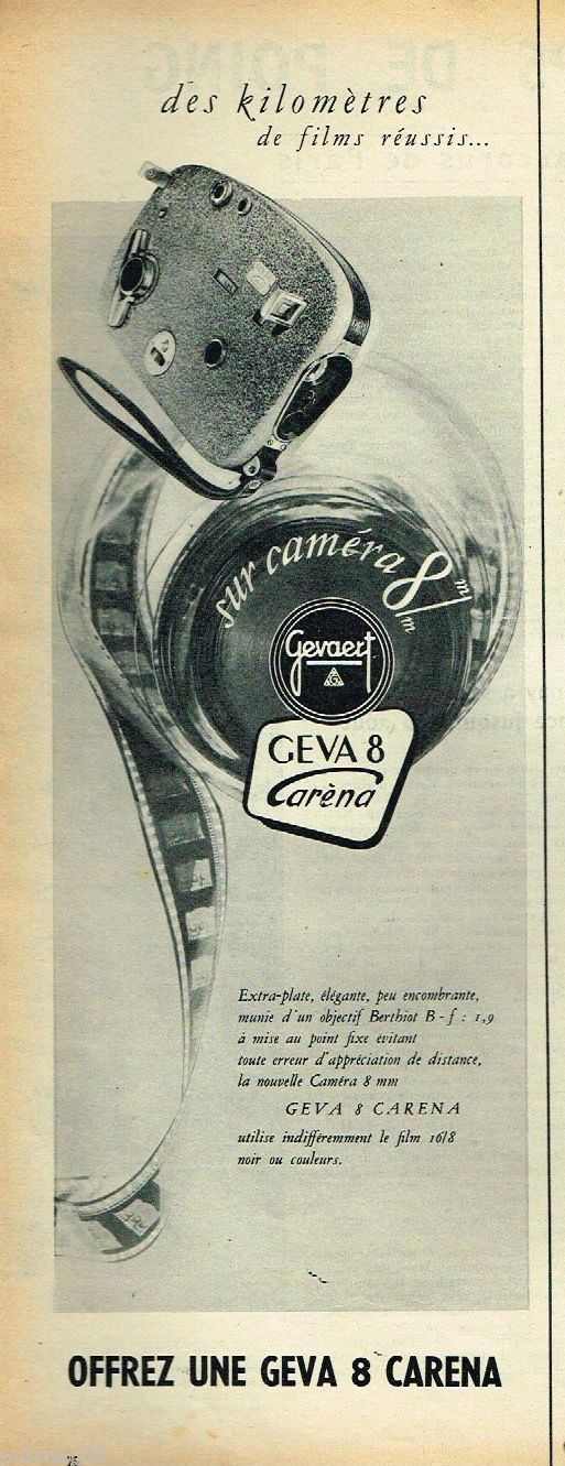 Carèna Gevaert - Geva 8 - 1954