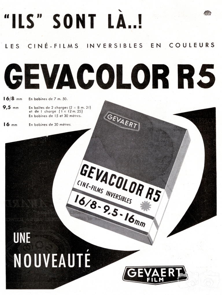 Gevaert - Ciné-Films Gevacolor R5 - 1958