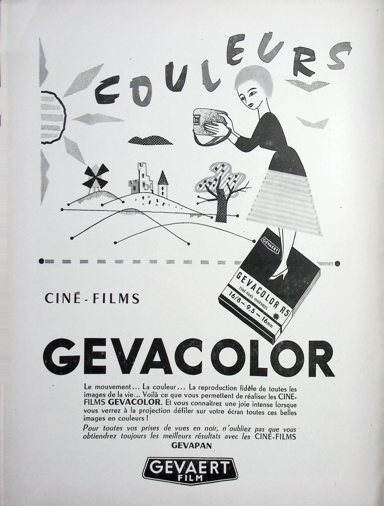 Gevaert - Gévacolor R.5 -  mars 1959 - Caméra huit n°10