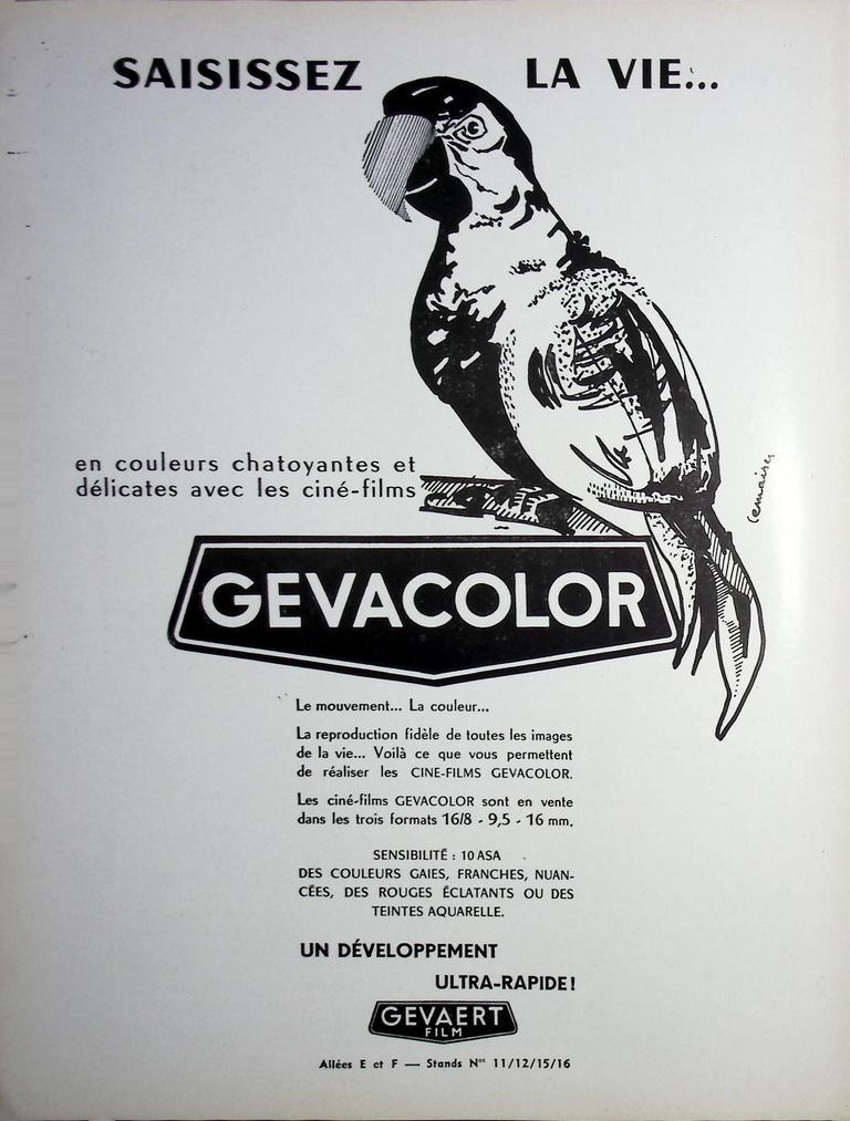 Gevaert - Gevacolor -  mars avril 1960 - Caméra huit n°15