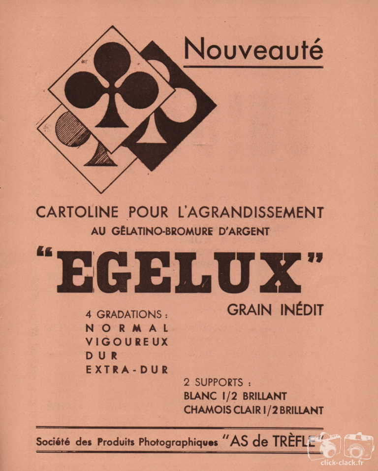 Guilleminot - Papier Egelux - 15 novembre 1936 - Photo-Cinéma