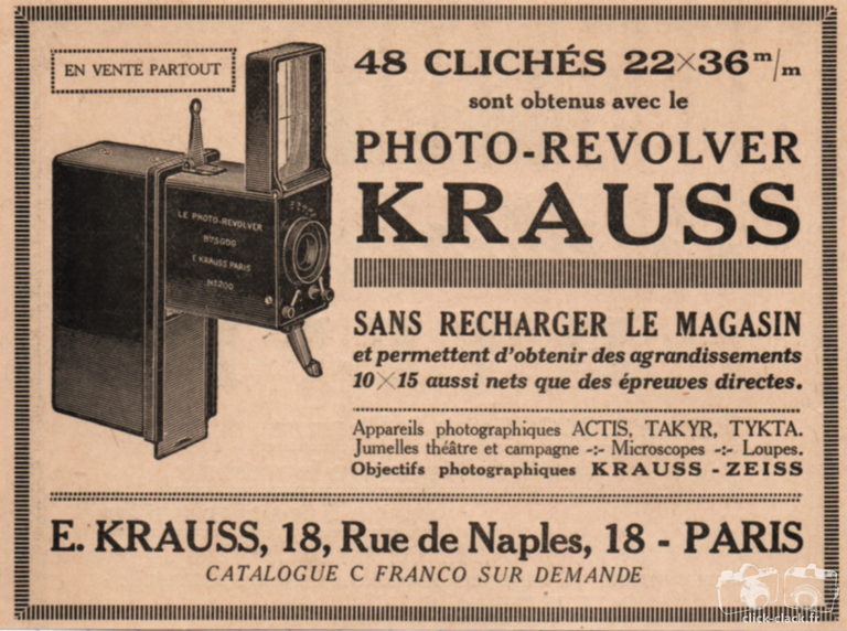 Krauss - Photo-Revolver - mai 1922 - Sciences & Vie