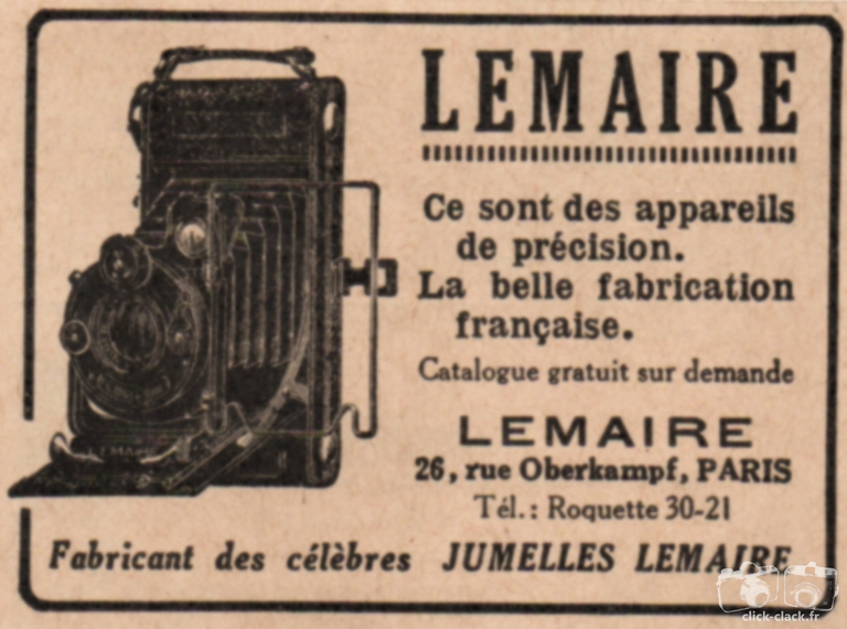 Lemaire - juillet 1930 - Science & Vie