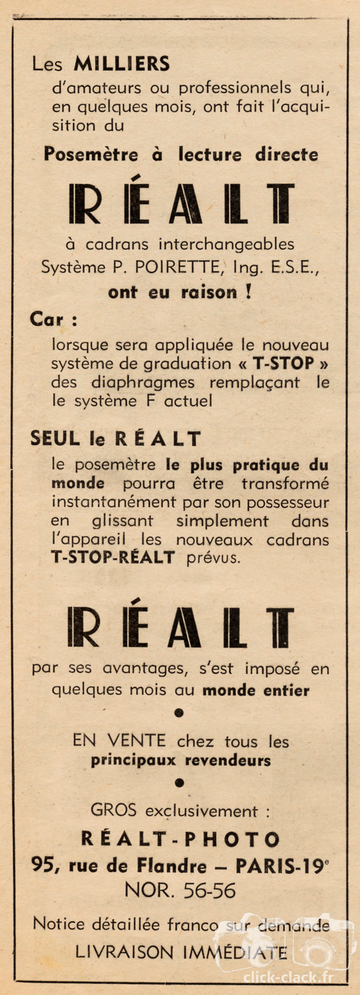 Réalt - Cellule Réalt Photo - 1949